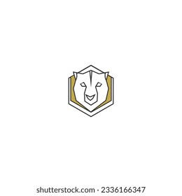  bear or honey bear or polar bear head face logo design icon