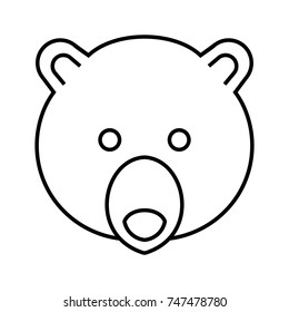 Bear icon animal design vector illustration