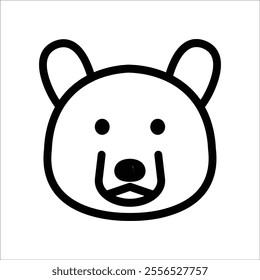 Bear icon, Bears are animals in the mammal class belonging to the order Carnivora, family Ursidae