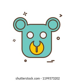 Bear icon design vector