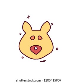 Bear icon design vector 