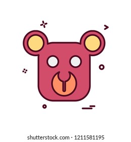 Bear icon design vector