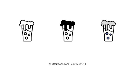 Bear icon design with white background stock illustration
