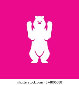 bear icon illustration isolated vector sign symbol