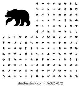 Bear icon illustration isolated vector sign symbol. animals icon set for web and mobile.