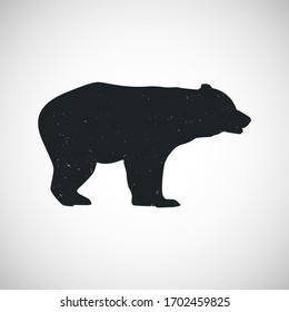 Bear icon. Illustration of vector concept for design. isolated in a white background