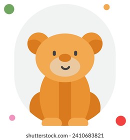 Ilustración de iconos de oso, para web, aplicación, infografía, etc