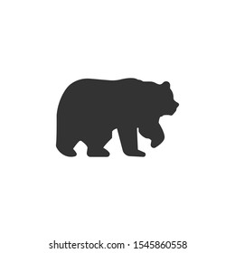 Bear icon isolated on white background. Wildlife symbol modern, simple, vector, icon for website design, mobile app, ui. Vector Illustration