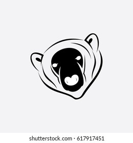 bear icon to logo animal