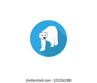 Bear icon logo design vector illustration