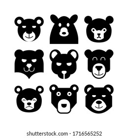 bear icon or logo isolated sign symbol vector illustration - Collection of high quality black style vector icons
