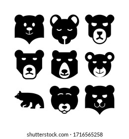bear icon or logo isolated sign symbol vector illustration - Collection of high quality black style vector icons
