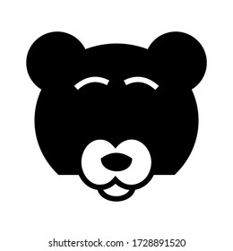 bear icon or logo isolated sign symbol vector illustration - high quality black style vector icons
