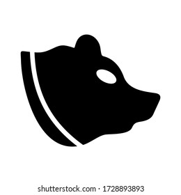 bear icon or logo isolated sign symbol vector illustration - high quality black style vector icons
