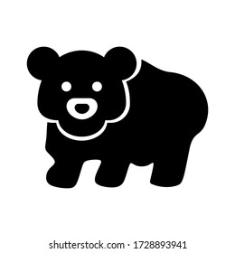 bear icon or logo isolated sign symbol vector illustration - high quality black style vector icons
