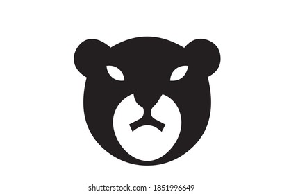 Bärensymbol oder Logo einzeln auf Zeichen, Vektorgrafik - hochwertige Vektorsymbole in schwarzem Stil.