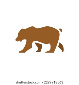 bear icon on a white background, vector illustration