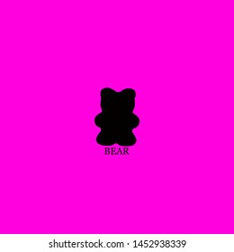 bear icon sign signifier vector