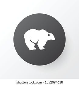 Bear icon symbol. Premium quality isolated grizzly element in trendy style.