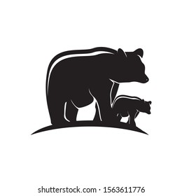 Bear icon and symbol vector illustration