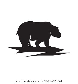 Bear icon and symbol vector illustration