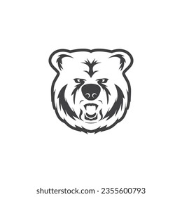 Bear Icon And Symbol Vector Template Illustration