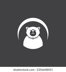 Bear Icon And Symbol Vector Template Illustration