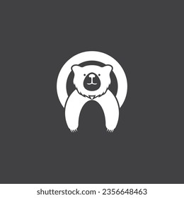 Bear Icon And Symbol Vector Template Illustration