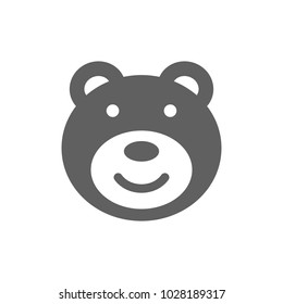 Bear icon in trendy flat style isolated on white background. Symbol for your web site design, logo, app, UI. Vector illustration, EPS
