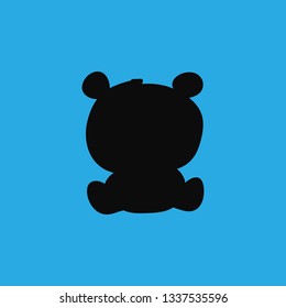 bear icon vector