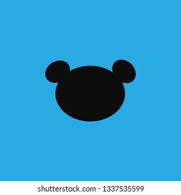 bear icon vector