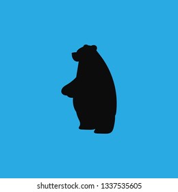 bear icon vector