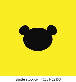 bear icon vector