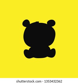 bear icon vector