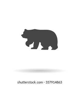 Bear. Icon Vector