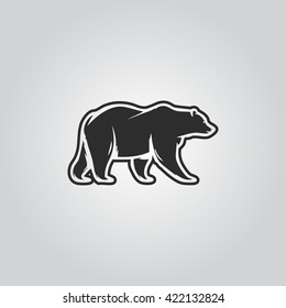 Bear icon vector