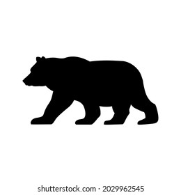 Bear icon vector. animal illustration sign. wild life symbol. hunting logo.