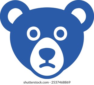 Bear icon vector and color graphic design, Bear logo vector, Animal of tiger head vector illustration