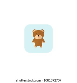 Bear icon, vector illustration.