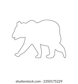 bear icon vector illustration design