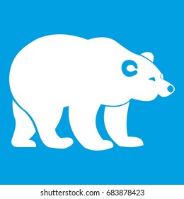 Bear icon white
