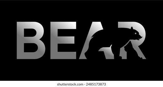 bear icon in the word bear