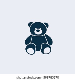 Bear icon.Sleep and rest symbol stock vector illustration.