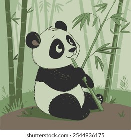 Bear Illustration design, Bear sitting design, 