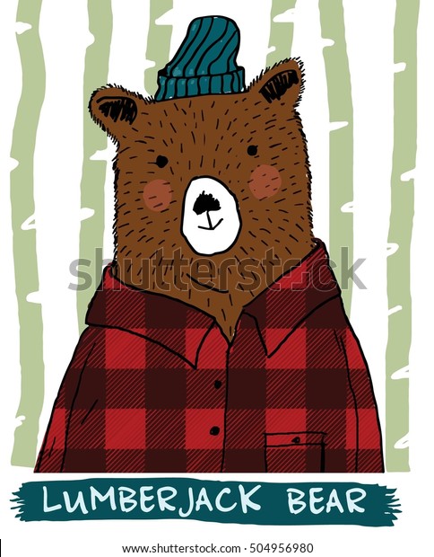 lumberjack teddy bear