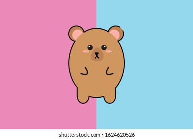 Bear Kawaii Cute Illustration Character 