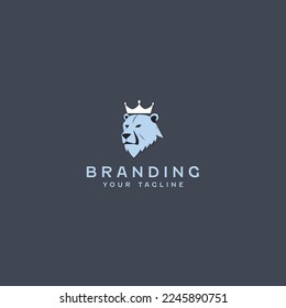 Bear King Logo Design Template