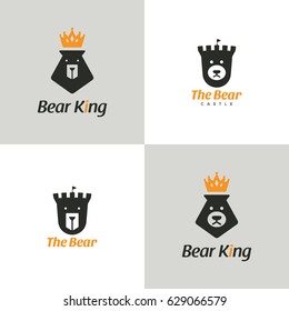 Bear King Logo Vector