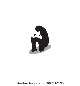 Bear logo abstract vector icon design illustration