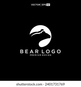 bear logo animal vector design graphic illustration